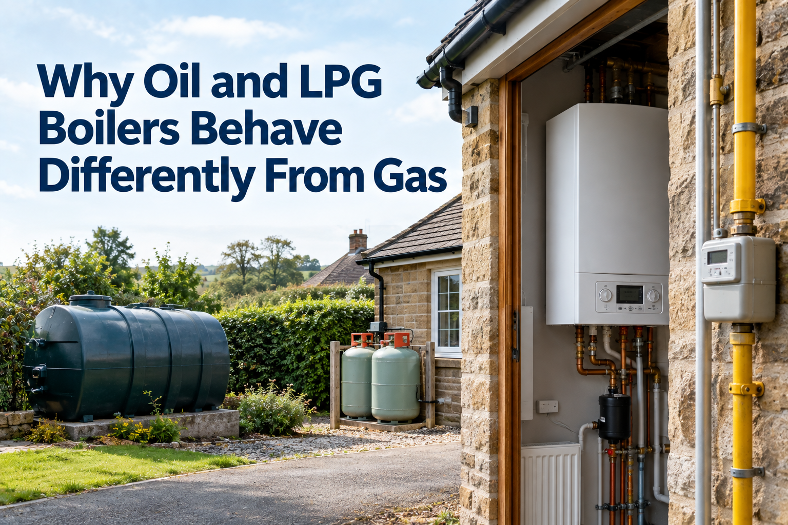 Why Oil and LPG Boilers Behave Differently From Gas